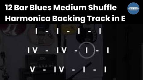 12 Bar Blues Medium Shuffle Harmonica Backing Track In E Tomlin