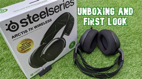 Steelseries Arctis 7x Wireless Headset For Xbox Unboxing And First