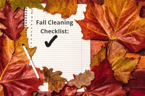 Your Ultimate Fall Cleaning Checklist MD Cleaning Service