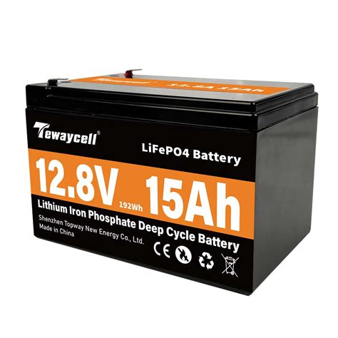 12v 15ah Lifepo4 Lithium Ion Battery Topway Official Website