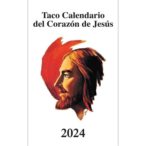 Taco sagrado corazón 2024 con iman Calendarios El Corte Inglés