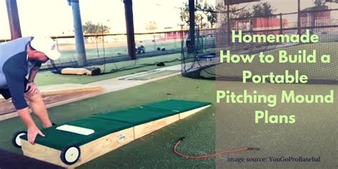 Homemade How To Build A Portable Pitching Mound Plans Baseballruler