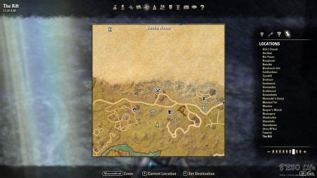 ESO The Rift Skyshards Location Map - ESO Life