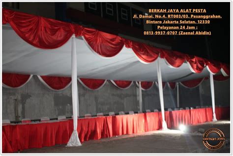 Sewa Tenda Konvensional Merah Putih Jakarta