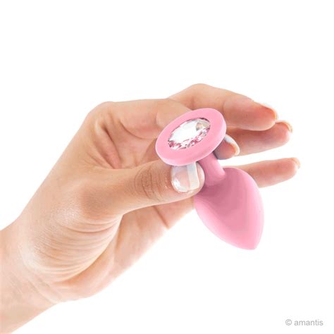 GOTA SOFT Mini Dildo Anal De Suave Silicona Con Brillante En Su Base