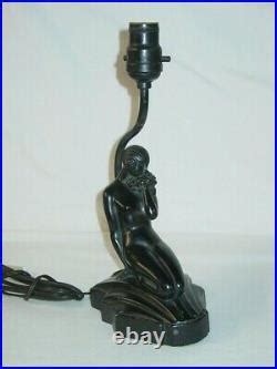 Original Vintage Frankart Nuart Art Deco Nude Lamp After Sibylle May