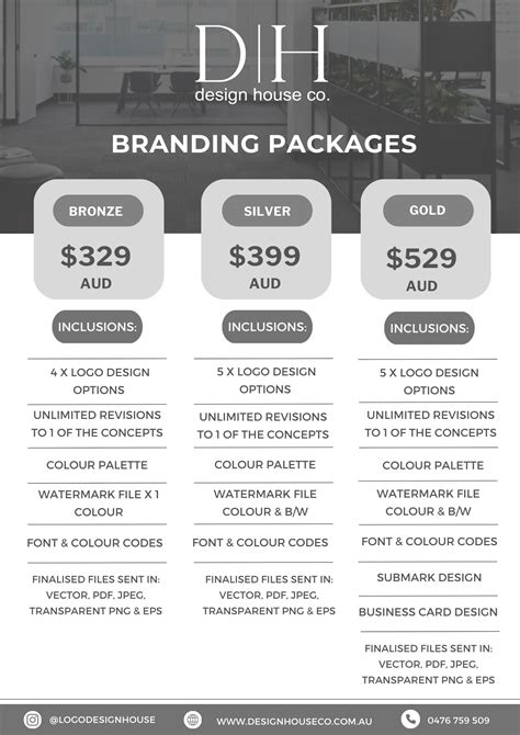 Branding Packages — Design House Co.