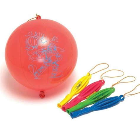 Large Punch Balloons Assorted Colours Pack Of 10