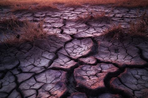 Una Tierra Seca Agrietada Agrietada Agrietada Agrietada Agrietada