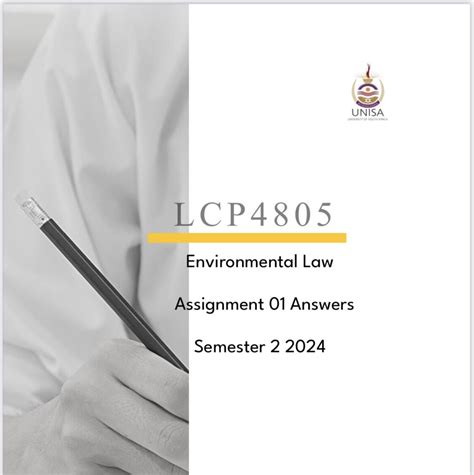 LCP4805 ASSIGNMENT 01 SOLUTIONS SEMESTER 2 2024 StudyPass