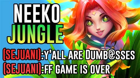 Trying To Carry A Toxic Top Laner With Neeko Jungle Youtube