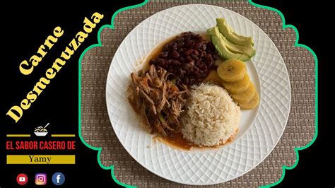 Rico Y Delicioso Plato Carne Desmenuzada Youtube