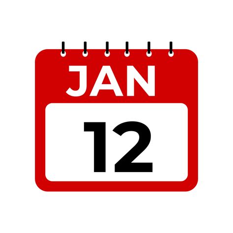 january 12 calendar reminder. 34594694 PNG