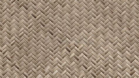 Seamless Basket Weaving Background Woven Wicker Straw Texture Stock