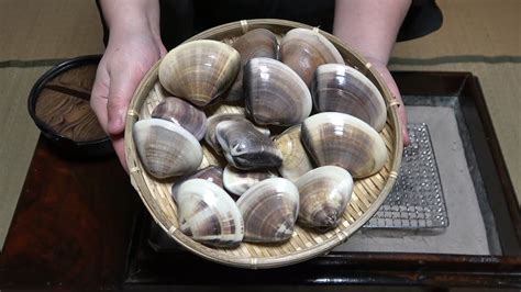 hamaguri clam dishes japanese food  youtube