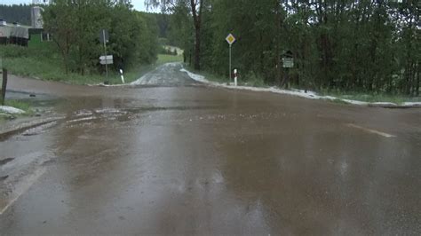 Mehrere Einsätze nach Unwetter im Erzgebirge