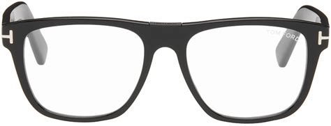 Black Square Glasses By Tom Ford On Sale