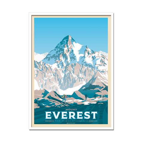 Affiche D Art Ville Everest Olahoop Travel Posters