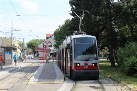 Wien Wiener Linien SL 26 B 660 Strebersdorf Edmund Hawranek Platz Am