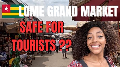 Visiting Lome Grand Market The Biggest Market In West Africa Youtube