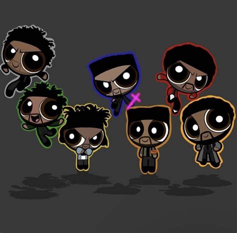 The Weeknd The Powerpuff Girls Cartoon D Trilogy Bbtm Kissland Starboy