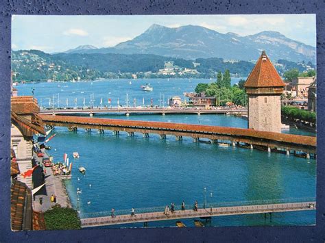 LUZERN KAPELLBRÜCKE SEEBRÜCKE RIGI AK LU Kaufen auf Ricardo