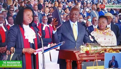 William Samoei Ruto, Sworn In As Kenyan President