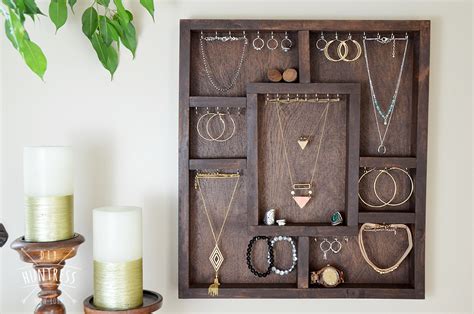 Diy Wooden Jewelry Holder Diy Huntress