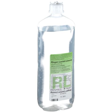 Ringer Lactat Infusionslösung Plastik 10x1000 ml Shop Apotheke