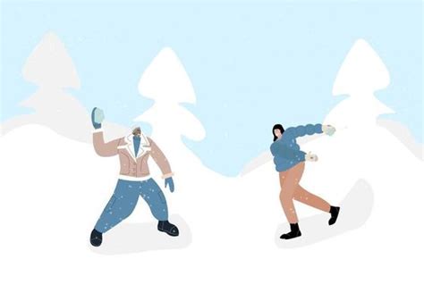 Snowball Fight Vector Art, Icons, and Graphics for Free Download