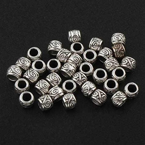 F Lot De Perles Intercalaires Tib Taines En Argent Mm