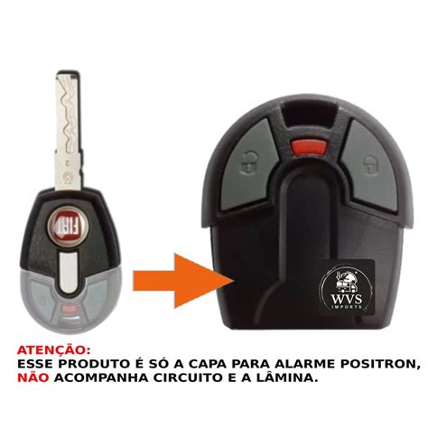 Capa Controle Alarme Fiat Positron Uno Palio Strada Siena Shopee Brasil