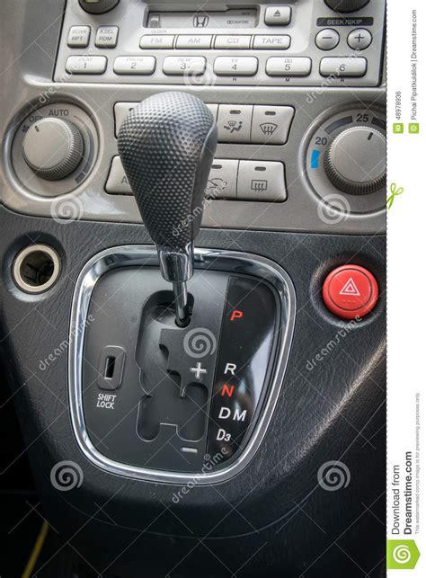 Automatic Transmission Gear Shift Stock Photo Image Of Metal