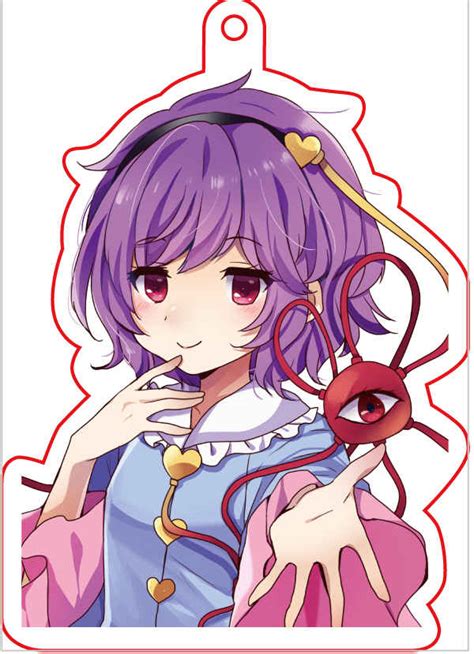 東方project「古明地 さとり11 1」アクリルキーホルダー ぱいそんきっどうぐいす餅 東方project 同人グッズのとらの