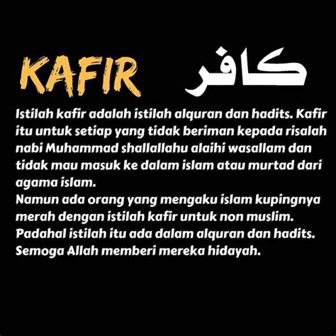 ISTILAH KAFIR DAN TOLERANSI ISLAM - Nasihat Sahabat