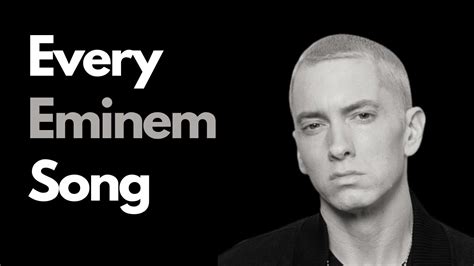 Every Eminem Song Described In One Sentence Youtube