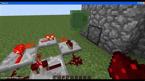 How To Make A Redstone Repeater Clock And A Cobble Stone Generator