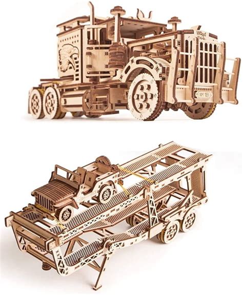 M4 AR 15 Model Kit Wooden Laser Cut 3D Puzzle 66 Pcs