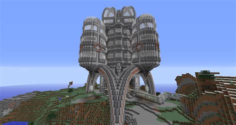 Sci Fi Futuristic Skyscraper Minecraft Map