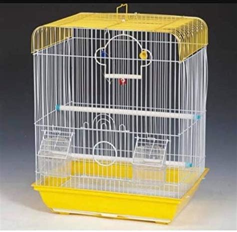 Bird Cage For Budgies Finches Love Birds With Cuttlefish Bone Holder