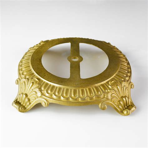 Lamp Base - 8" Round - Brass