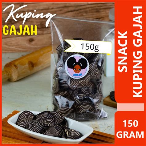 Jual 150 Gram Kuping Gajah Snack Snak Snac Cemilan Camilan Kue Makanan