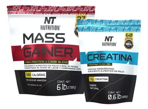 Mass Gainer Ganador De Peso Y Creatina Premium Nt Nutrition Meses