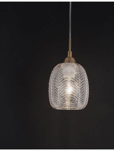 Nova Luce Modern Pendant Glass Luminaires Vario Clear Glass