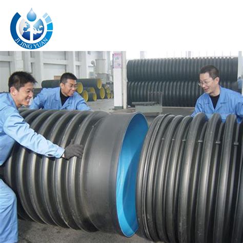 18 Inch Hdpe Double Wall Corrugated Pe Drainage Pipe Hdpe Plastic Culvert Pipe China Hdpe