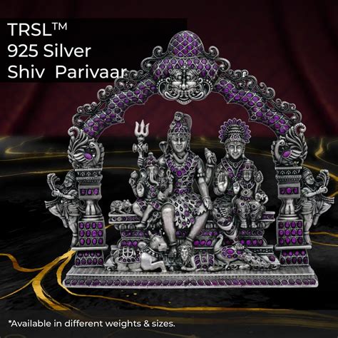 Silver Shiv Parivar Statue Home At Best Price In Agra ID 2852576820862