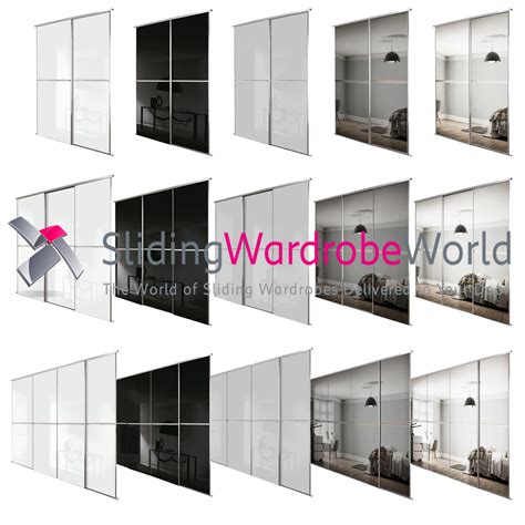 Off Gliss Minimalist Aluminium Sliding Wardrobe Door And Track Kits