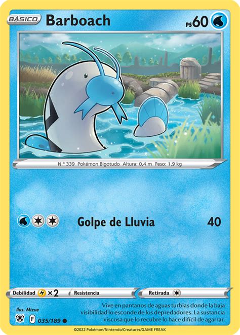 Barboach Resplandor Astral TCG WikiDex la enciclopedia Pokémon