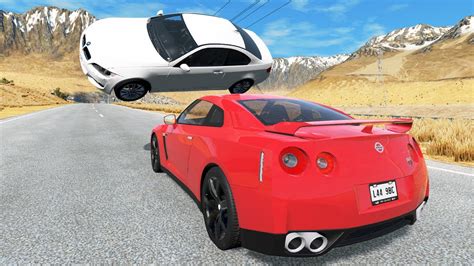 High Speed Traffic Car Crashes Beamng Drive Youtube