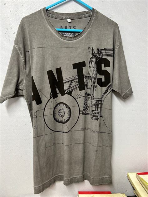 Ants Branded Grey T Shirt Paul Wilkins Tractors Ltd